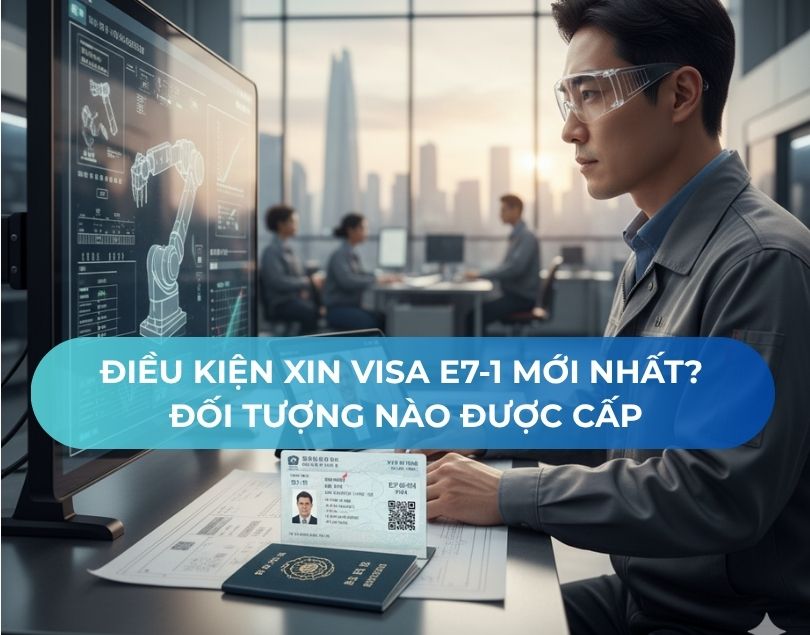 Điều kiện xin Visa E7-1 mới nhất? Đối tượng nào được cấp