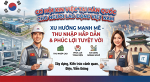 Cơ hội xin việc tại Hàn Quốc cho người lao động Việt Nam